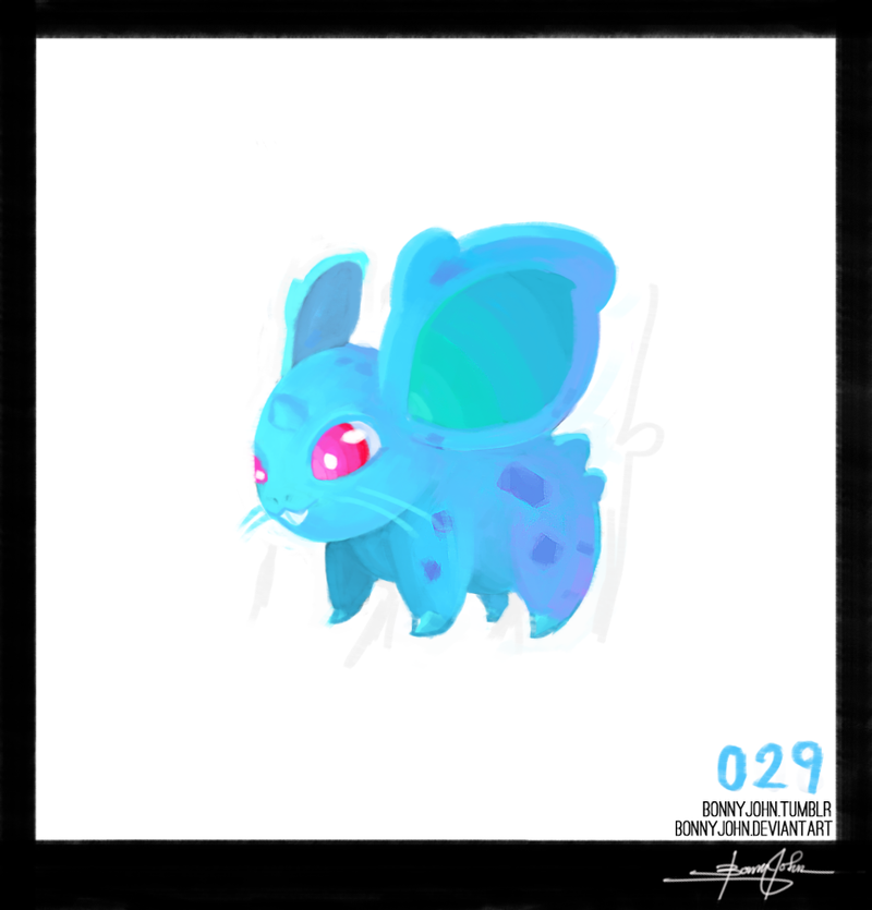 Illustration for article titled Nidoran (Female) ! Pokemon One a Day!